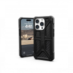 Kaitse&uuml;mbris Monarch, Apple iPhone 15 Pro, carbon fiber, Urban Armor Gear (UAG)
