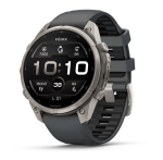 Garmin fenix 9 Pro 47mm Titanium with Graphite Black Silicone Band