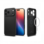 Kaitse&uuml;mbris Thin Fit (MagFit), Apple iPhone 17 Pro Max, must, &otilde;huke, MagSafe &uuml;hilduv, Spigen