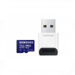 Samsung m&auml;lukaart microSDXC 256GB Pro Plus + adapter MB-MD256KB/WW
