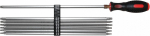 7-OS. TORX (5 JA 6) KRUVIKEERAJATE KOMPL. TH10-40. 360MM PIKAD TRIUMF