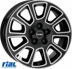RIAL TP2 BD 7.5X18. 5X160 / 50 (65.1) (Z) (T&Uuml;V) KG1150 (FOR)