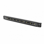 LD997 "GRAPHITE" K&Uuml;LJETULI LED PIKK VALGE TUMEDA KLAASIGA 254X24MM 12 / 24V 9LED