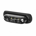 LD377 "GRAPHITE" K&Uuml;LJETULI LED VALGE TUMEDA KLAASIGA 12 / 24V 103X30X36MM