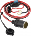 SIGARETIS&Uuml;&Uuml;TAJA PESA PIKENDUSJUHE 100CM 15A. 8.4MM KLEMM 12 / 24V CARMOTION