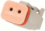 PISTIKUPESA KORPUS DEUTSCH DT 2-PIN 10TK M+