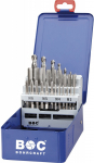 HAND TAPS DIN 352 HSS-G IN METALLKASSETTE 28-PCS. M 3 - M 12 3-PCS.+CORE DRILLS / GK12 BOHRCRAFT