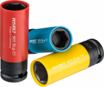 3-OS. &Otilde;HUKESTE VALUVELJEPADRUNITE KOMPL. 1 / 2" 17.19.21MM HAZET