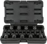8-OS. 1 / 2" PIKKADE TORX L&Ouml;&Ouml;KOTSIKUTE STARDIKOMPLEKT T25-T70 JBM