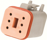 PISTIKUPESA KORPUS DEUTSCH DT 6-PIN 10TK M+