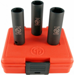 3-OS. &Otilde;HUKESTE VELJEPADRUNITE KOMPLEKT 1 / 2" 17.19.21 SS413DTW CHICAGO PNEUMATIC