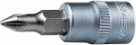 PHILLIPS&reg; BIT SOCKET. 3 / 8". PH3