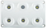 LWD2153 SALONGI SISEVALGUSTI 5-LED L&Uuml;LITIGA 75X120X16 12 / 24V IP65 2-REZIIMI