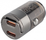 SIGARETIS&Uuml;&Uuml;TAJA KIIRLAADIJA NANO 2X USB-C PD MAX 30W. 12V / 24V WAYME