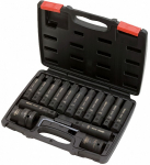 16-OS. 3 / 4"+1" L&Ouml;&Ouml;K KUUSKANT JA TORX OTSIKUTE KOMPLEKT KS TOOLS