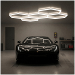 230V LED DETAILING K&Auml;RGVALGUSTI / HEXLINE  / 21600LM / 4000K / IP20. 2008X3000MM KOBI