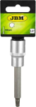 T30 TORX PIKK PADRUNOTSIK 1 / 2" / 100MM. SATIN CR-VAN. RIPUTIGA JBM