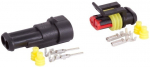 SUPERSEAL 2-PIN PISTIKUPESA + PISTIK 12-24V 15A IP67 CARMOTION