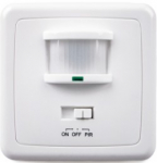 230V LIIKUMISANDUR LX01 SEINALE / HARUTOOSI VALGE 80X80MM IP20 KOBI