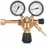 GAASIREGULAATOR 24L / MIN 2-MANOMEETRIGA CO2 / ARGOON HOLLAND / FINLAND GEKO