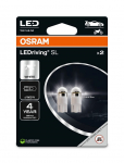 12V T10 LED PIRN 1W W2.1X9.5D W5W VALGE 6000K LEDRIVING SL BLISTER 2TK OSRAM