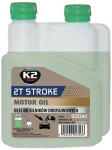 K2 2T STROKE OIL 2T MOOTORI&Otilde;LI ROHELINE 500ML (POOLS&Uuml;NT.)