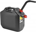 KANISTER PLAST 18L VALAMISTORUGA MUST PLASTEX