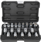 19-OS. 1 / 2" TORX OTSIKUTE E-PADRUNITE KOMPL. T30-T70. E10-E24 JBM*