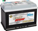 ARCTIC POWER PREMIUM AKU SMF 80AH 275X175X190 800A (EN) - / + MAGIC EYE (THERMO KING)