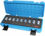 9-OS. 1 / 2" RIBE TORX PADRUNOTSIKUTE KOMPLEKT M5-M14. FOAM TRIUMF
