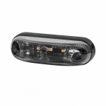 LD390 "GRAPHITE" K&Uuml;LJETULI LED KOLLANE TUMEDA KLAASIGA 82X24X29MM 12 / 24V IP68