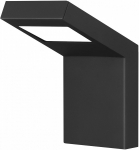 230V V&Auml;LISVALGUSTI SEINALE LED INDUO MUST 10W 4000K. 400LM 160X100MM IP44 KOBI