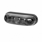 LD410 "GRAPHITE" K&Uuml;LJETULI LED PUNANE TUMEDA KLAASIGA 82X24X29MM 12 / 24V IP68