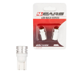 12V T10 LED PIRN W5W VALGE BLISTER 2TK 4CARS