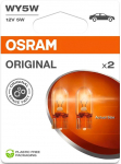 12V T10 PIRN 5W W2.1X9.5D WY5W KOLLANE ORIGINAL BLISTER 2TK OSRAM