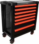 T&Ouml;&Ouml;RIISTAK&Auml;RU XL LAI. INOX. T&Uuml;HI 7 SAHTLIT. PERFO. MUST / PUN JBM