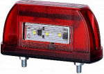 NUMBRITULI LED 12 / 24V V&Auml;IKE 39X85MM PUNANE