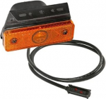 K&Uuml;LJETULI LED KOLLANE SCHMITZ SIDEPOINT ASP&Ouml;CK.12 / 24V 0.5M KAABEL 95X55X74.3MM