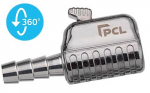 PUMPAMISOTSIK 6MM VOOLIKULE. SIRGE. LUKUSTIGA. KIIRPAIGALDUS. 360&deg;. PCL CH2H01