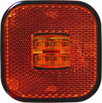 K&Uuml;LJETULI LED KOLLANE 62X62MM 12 / 24V 0.5M JUHTMEGA