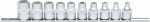 10-OS. TORX PADRUNITE KOMPL. 3 / 8". E5-E18 SIINIL KS TOOLS
