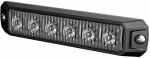 STROBO VILKUR KOLLANE 6-LED 7W 12 / 24V 130X28MM(AUKUDE VAHE 120MM)