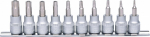 10-OS. AVAGA TORX OTSIKUTE KOMPL. 3 / 8". TH10-TH55 KS TOOLS