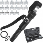 15-OS. H&Uuml;DRAULILINE KAABLIKINGADE PRESS 6T + ADAPTERID 4-70MM2 GEKO