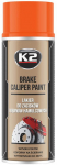 K2 BRAKE CALIPER PAINT +260&deg;C KUUMAKINDEL V&Auml;RV ORANZ 400ML / AE