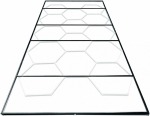 230V LED TERASRAAMIGA DETAILING K&Auml;RGVALGUSTI / HEXAGON 615W / 83640LM / 6500K / IP44. 2435X4845MM JBM*