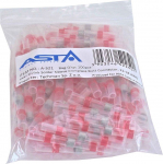 TINAGA TERMOKAHANEVAD J&Auml;TKU JUHTMEOTSAD 100TK. 0.5-1.0MM&sup2; /  1.3-2.7MM ASTA