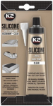 K2 SILICONE CLEAR SILIKOONHERMEETIK L&Auml;BIPAISTEV +204&deg;C 85G / TUUB