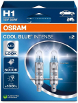 12V H1 PIRN 55W +100% 5000K COOL BLUE INTENSE 2TK OSRAM