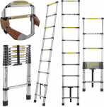 ALUMIINIUM TELESKOOPREDEL 9 ASTMEGA. 740-2600MM. MAX 150KG GEKO
